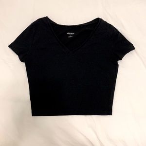 Wild fable (MEDIUM) cropped shirt